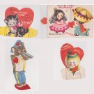 #48 Lot of four children's  valentine cards