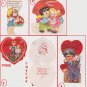 #48 Lot of four children's  valentine cards