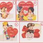 #50 Lot of four children's  valentine cards
