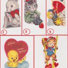 #51 Lot of four children's  valentine card