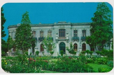 #119 Chapultepec Castle ) real photograph postcard unused  Printed in Mexico
