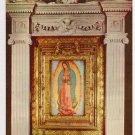 #114  The main altar showing the Virgen of Guadalupe postcard unused