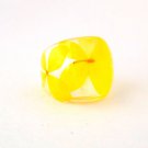 Yellow Hydrangea Resin Ring