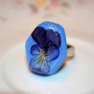 Viola Resin Ring