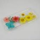 White Yellow Pink Daisy and Leaf Larkspur Case for iphone 5/5s