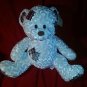 WHITE 14" Patch Bear Plush Toy FIESTA 2000 Stuffed Animals Boys Girls Kids