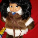 Eskimo Native Anchorage Alaska Girl Doll Kipmik Plush Toy Stuffed Girls 3+