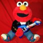 Sesame Street Rock-n-Roll Elmo 1998 TYCO Singing Plush Toy Stuffed Animal 3+