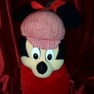 Disney Store 11" Minnie Mouse Hand Puppet with Scottish Hat Boys & Girls
