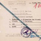UNIQUE German WW2 Medical Prescription from Concentration Camp Gross Rosen, 1944