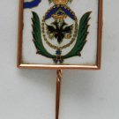 Russian Imperial Solid Gold Badge made as a Regimental Flag, medal
