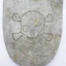 Original German WW2 Unusual Large Shield with Skull & Bones, Trench Art 1942