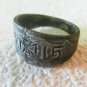 Original German WW1 Ring with Iron Cross, SOLDIERs Trench ART, 1915
