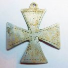 Rare German WW2 Iron Cross made in Aluminum, Soldier Art Trench, badge medal