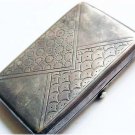 Original Rare Russian Imperial Silver Cigarette Case, stamped badge Original Rare Russian Imperial Silver Cigarette Case, stamped badge
