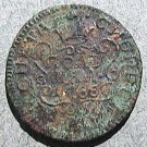 Russian Imperial Coin Polushka for Siberia, 1766