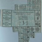 Original Refugee rationing Card, with Page of instructions, badge ID KL KZ