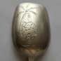 RUSSIAN IMPERIAL ENGRAVED SILVER SPOON, MARKED 84