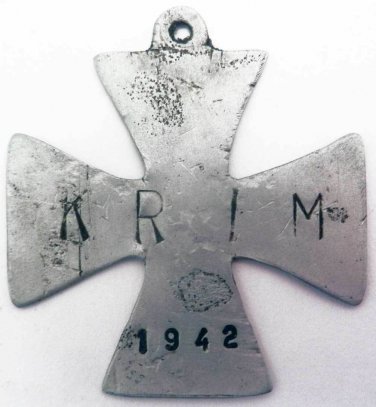 ORIGINAL GERMAN WW2 IRON CROSS CRIMEA, 1941-1942