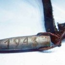 EXTREMELY RARE ORIGINAL GERMAN WW2 VOLUNTEER's AMULET-BULLET, KUBAN 1943