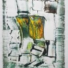 VICTOR VORNIKOV FAMOUS UKRAINIAN ARTIST HAND SIGNED ORIGINAL MONOTYPE "ARABESQUE