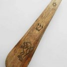 JEWISH WW2 MEZUZAH w. STAR of DAVID & LION, 1941 from LITZMANNSTADT, 1941