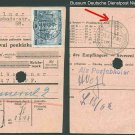 RARE GERMAN WW2 MONEY ORDER to JEWISH, NETHERLANDS, 1942