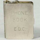 RARE RUSSIAN IMPERIAL SILVER PHONE BOOK
