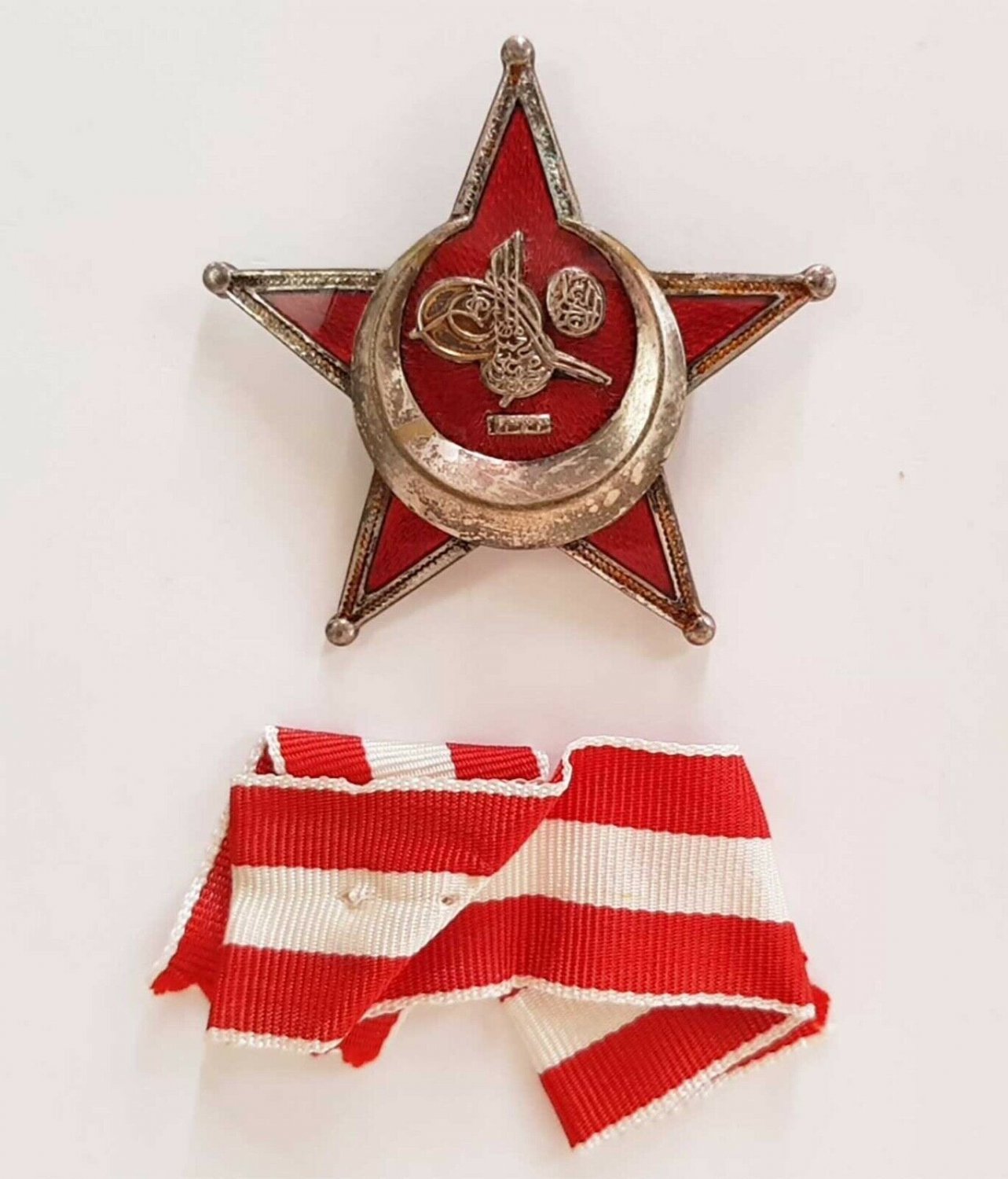 RARE GERMAN - OTTOMAN WW1 GALLIPOLI STAR, MEDAL order badge