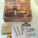 RARE GERMAN WW2 SET PUNCH STAMPS NUMBERS and LETTERS