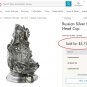 FABERGE - RUSSIAN SILVER ELEPHANT HEAD STIRRUP CUP