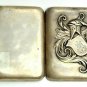 RUSSIAN IMPERIAL SILVER CIGARETTE CASE, BOX, 19th C.
