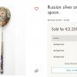 IVAN KHLEBNIKOV - LARGE RUSSIAN SILVER SPOON