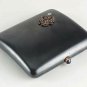 RUSSIAN GUN METAL GOLD & DIAMOND CIGARETTE CASE