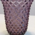 RARE LAVENDER PURPLE HOBNAIL GLASS VASE MARKED IMPERIAL GLASS VINTAGE