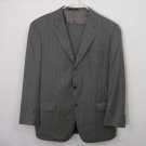 JOSEPH ABBOUD GREY 100 % WOOL MEN SUIT SZ 42R PANTS 38 X 31  SUBTLE STRIPE
