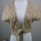 Gorgeous ANN TAYLOR Loft Sweater Shrug S  Alpaca Mohair Blend Crop Tie Front