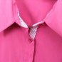 DCC STRETCH WOMENS RASPBERRY PINK BLOUSE SHIRT TOP SIZE XL RIBBON TRIM