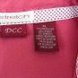 DCC STRETCH WOMENS RASPBERRY PINK BLOUSE SHIRT TOP SIZE XL RIBBON TRIM