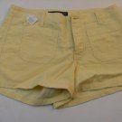 ABERCROMBIE & FITCH NWT YELLOW CORDUROY LIGHTWEIGHT WOMENS SHORTS SIZE 8 NEW!