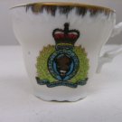 Bone China Tea Cup Royal Canadian Mounted Police BUFFALO MAINTIENS LE DROIT
