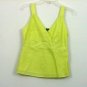 GAP YELLOW GREEN CROSSOVER COTTON TANK TOP SHIRT SIZE SMALL WOMENS