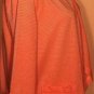 ANN TAYLOR LOFT PEACH STRIPED WRAP JACKET COVER TOP SIZE SMALL SUMMER