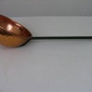 Large Hearth Hammered Copper Ladle Soup Dipper Forged Handle 18" long