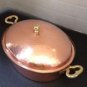Large Hearth Hammered Copper Ladle Soup Dipper Forged Handle 18" long