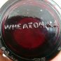 WHEATON N.J. RUBY RED GLASS SPICE JAR WITH CORK LID 5" VINTAGE RAGE & UNIQUE!