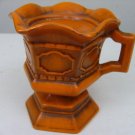 Vintage Royal Haeger Beautiful Burnt Orange Large Candle Holder with Handle
