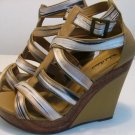 MICHAEL ANTONIO PLATFORM WEDGE WOMENS STRAPPY SHOE SIZE 8 micheal SEXY! HIGH