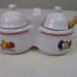 Smuckers Jelly Jam Serving Set With Spoons JM Smucker Co. #31839 RARE