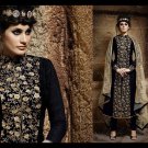 Black Bhagalpuri Silk Exclusive Salwar Kameez